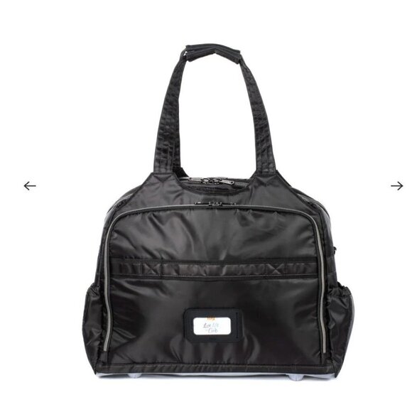 LUG Pontoon 2 Overnight Bag NWT -Black Rainbow Stitch - Picture 3 of 4